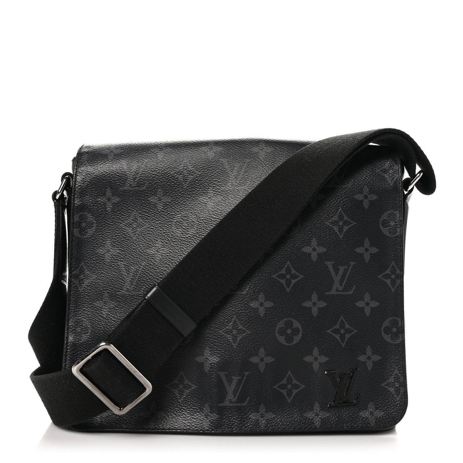 Louis Vuitton Monogram Eclipse District PM NM Black 1 of 9