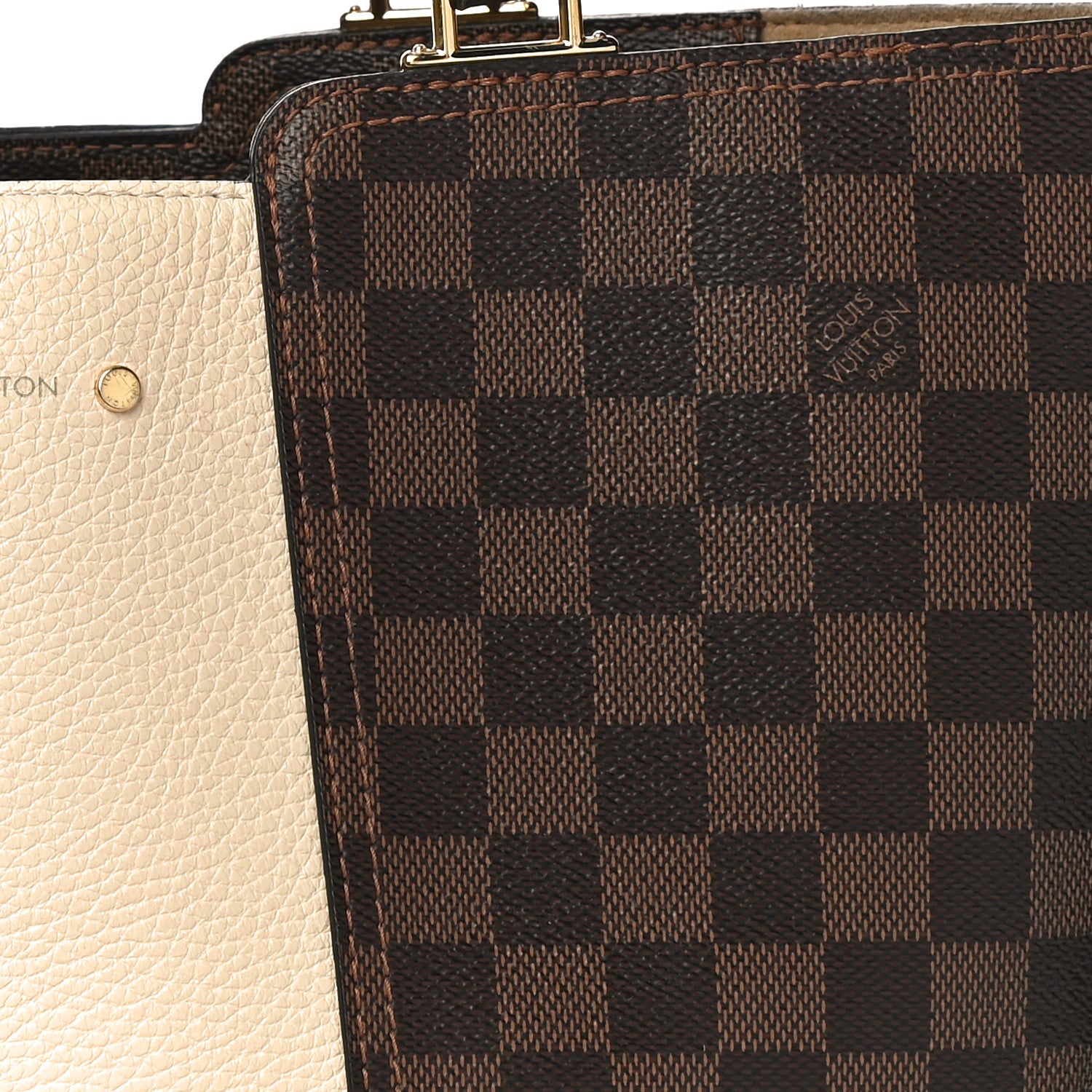 Louis Vuitton Damier Ebene Jersey Creme 7 of 14