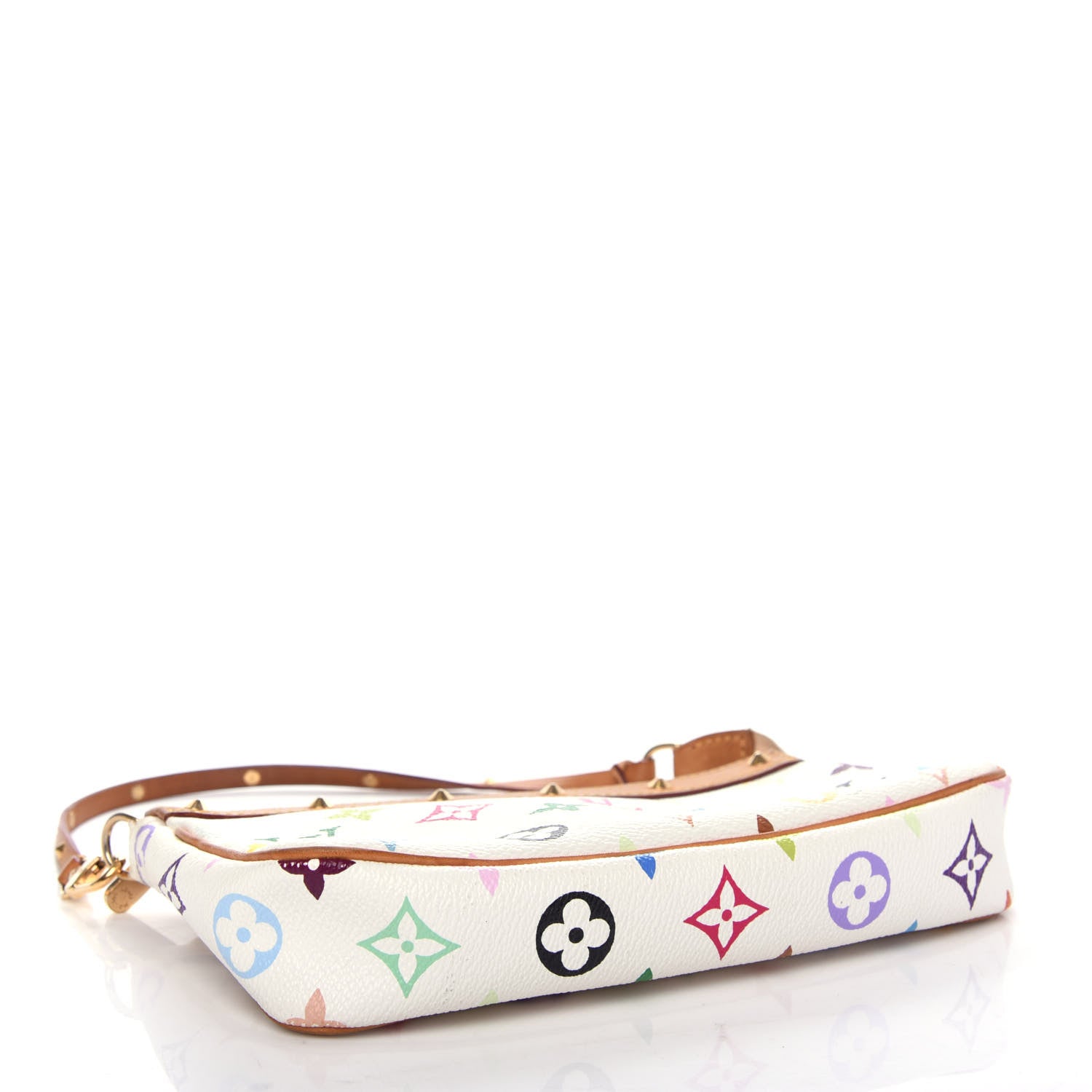 Louis Vuitton Monogram Multicolor Pochette Accessories White 4 of 12