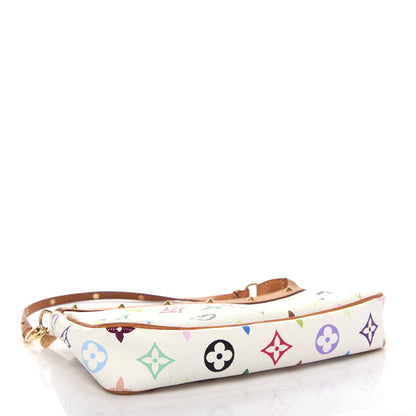 Louis Vuitton Monogram Multicolor Pochette Accessories White 4 of 12
