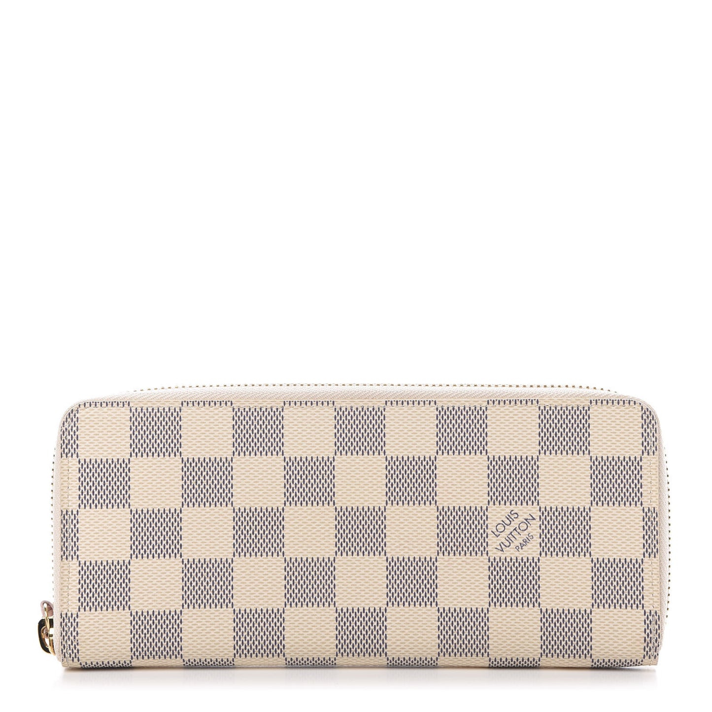 Damier Azur Clemence Wallet Rose Ballerine