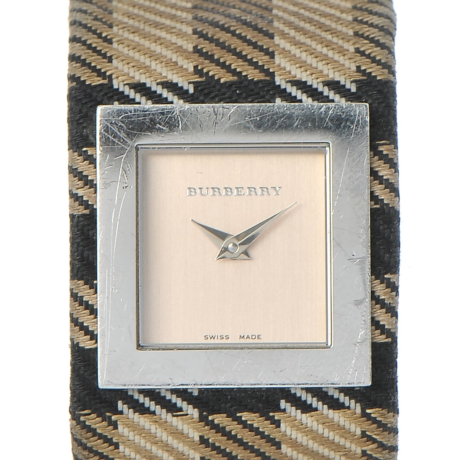 Burberry Stainless Steel Calfskin 24mm Quartz Watch Beige BU4008 3 of 11