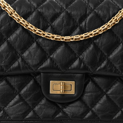 Chanel Aged Calfskin Quilted 2.55 Reissue 226 Flap Black 8 of 10