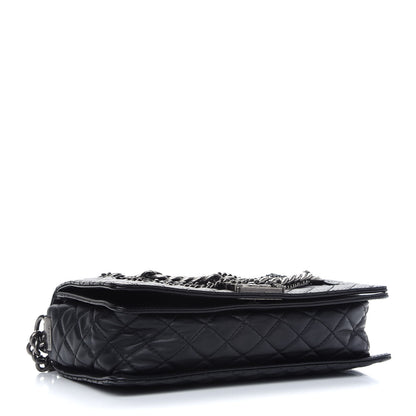 Chanel Calfskin Enchained New Medium Boy Flap Black 3 of 8