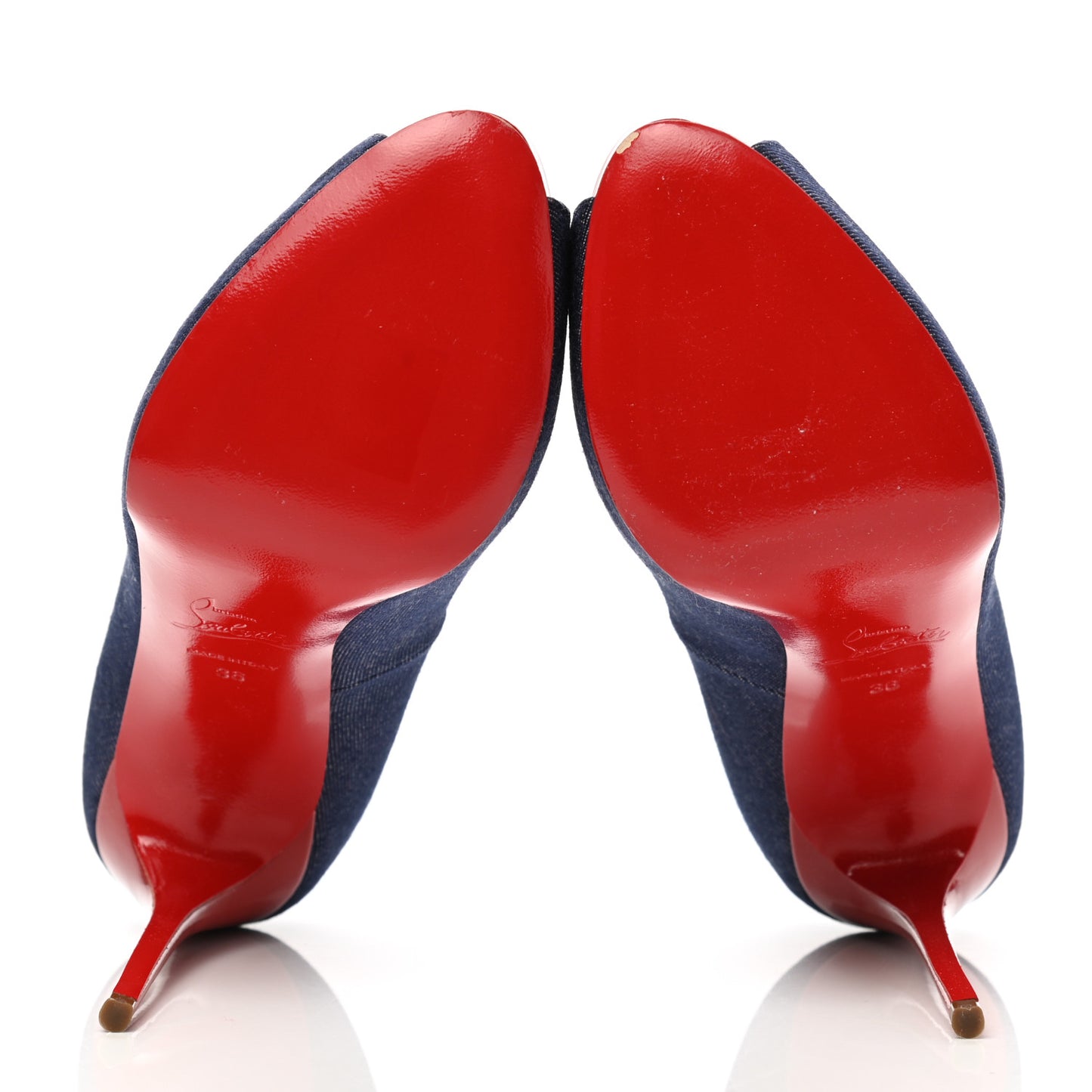Denim Patent New Very Prive 120 Pumps 36 Blue