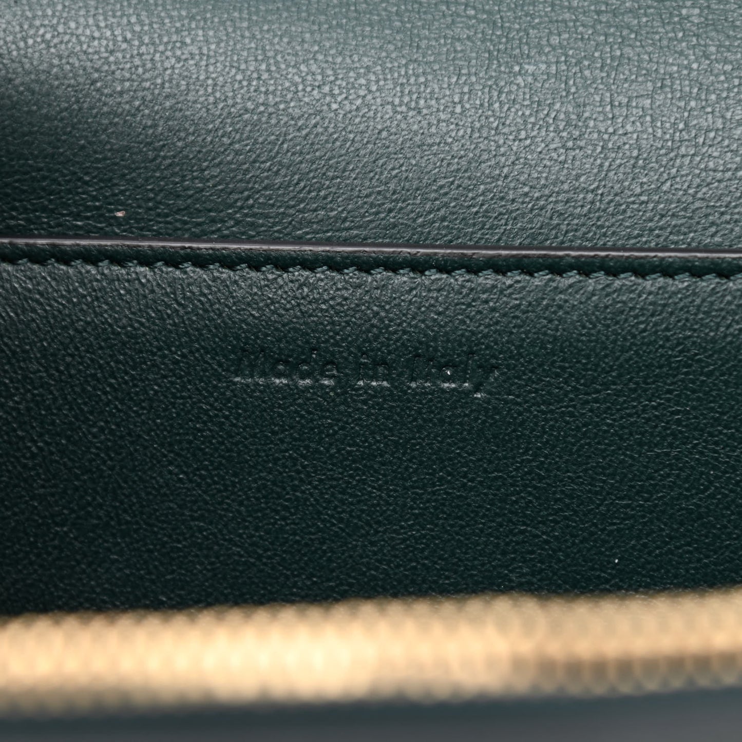 Shiny Smooth Calfskin Medium Frame Shoulder Bag Amazone Dark Navy
