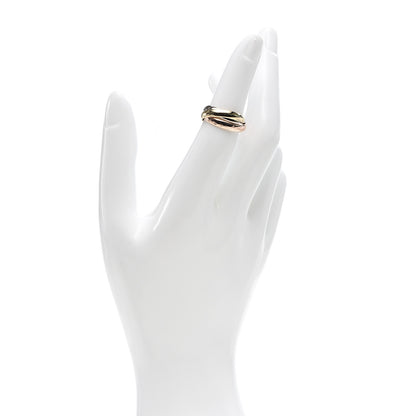 Cartier 18K Pink Yellow White Gold Classic Les Must De Cartier Trinity Ring 49 4.75 2 of 6