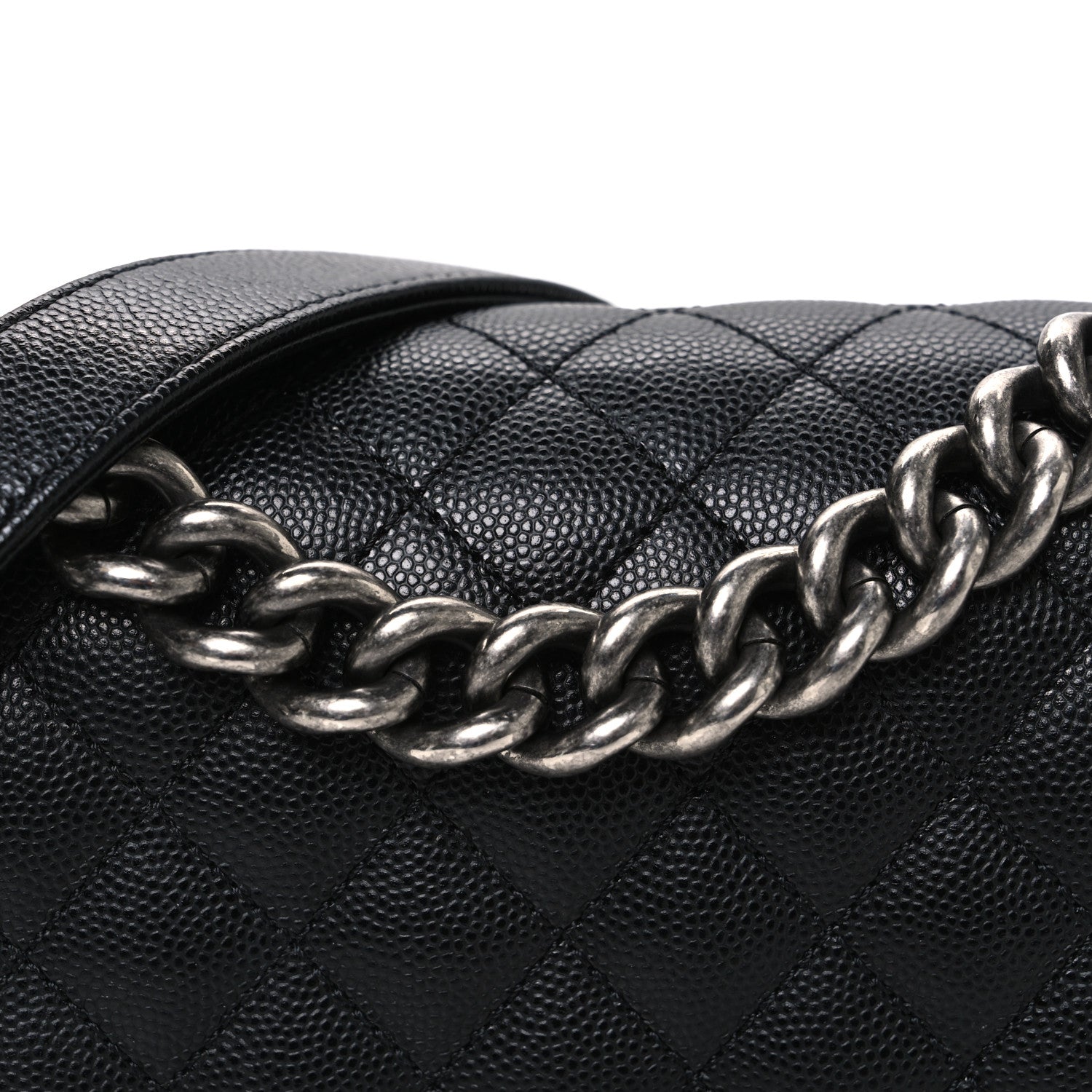 Chanel Caviar Quilted Small Boy Flap Black 8 of 10