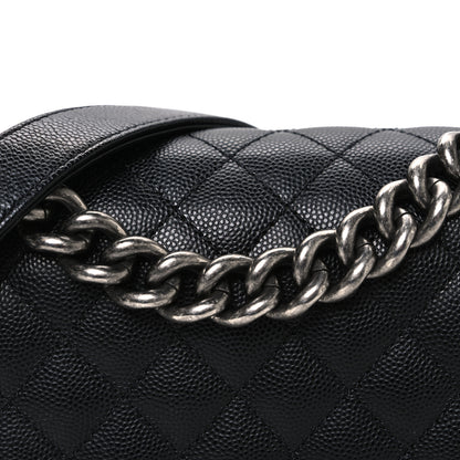 Chanel Caviar Quilted Small Boy Flap Black 8 of 10