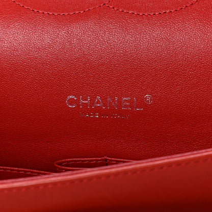 Chanel Lambskin Quilted Maxi Double Flap Red 6 of 9