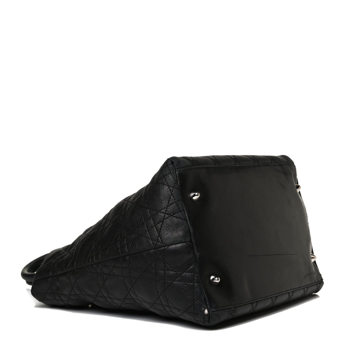 Lambskin Cannage Medium Soft Lady Dior Black