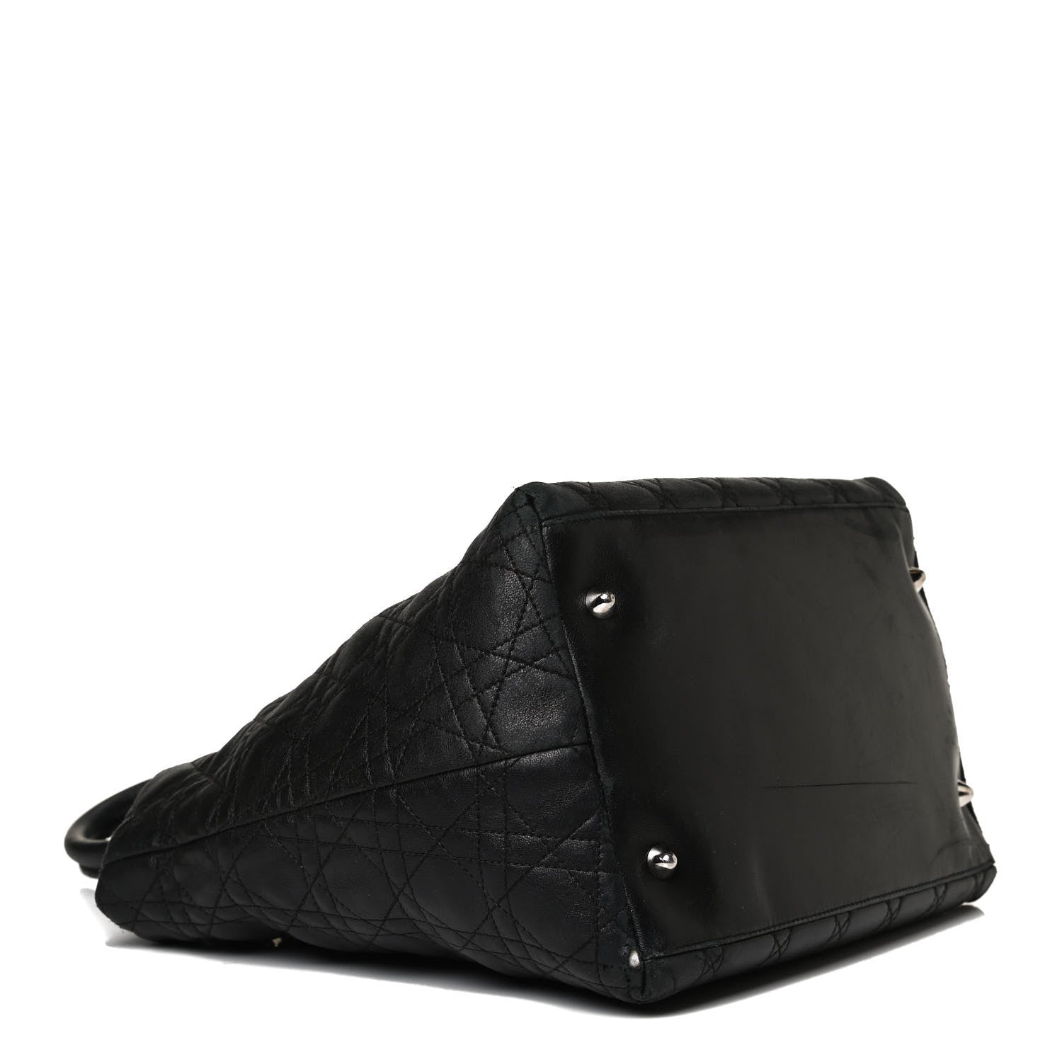 Christian Dior Lambskin Cannage Medium Soft Lady Dior Black 3 of 10