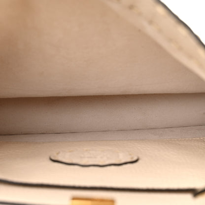 Fendi Cuoio Romano Selleria Chamois Medium Peekaboo I SEE U Satchel White 8 of 19