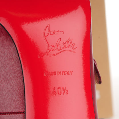 Christian Louboutin Kid Leather Wallis 85 Mary Jane Pumps 40.5 Red 7 of 8