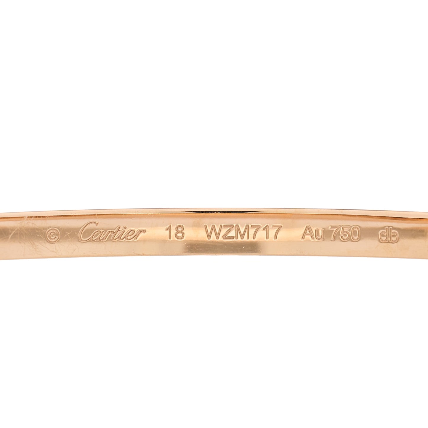 18K Pink Gold Small LOVE Bracelet 18