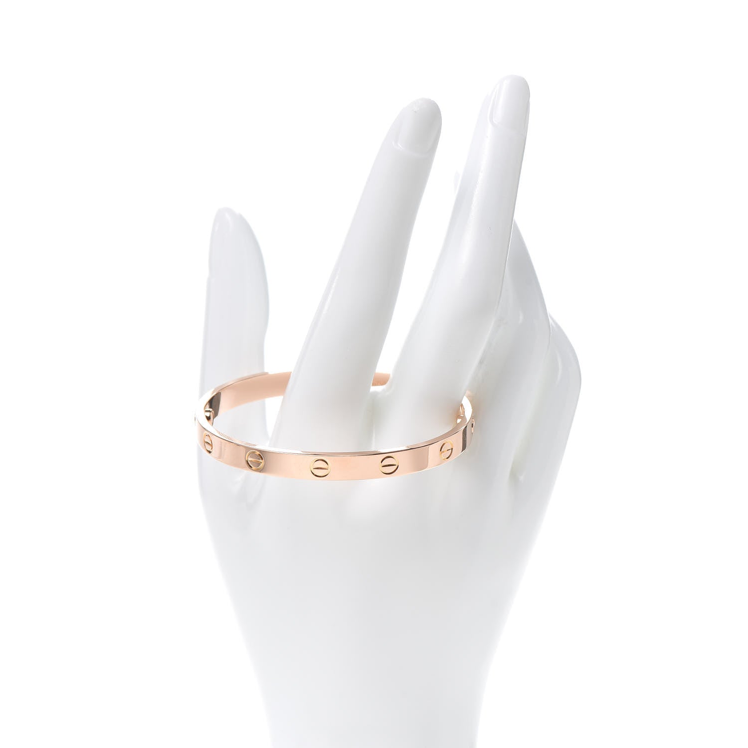 Cartier 18K Pink Gold LOVE Bracelet 17 2 of 6