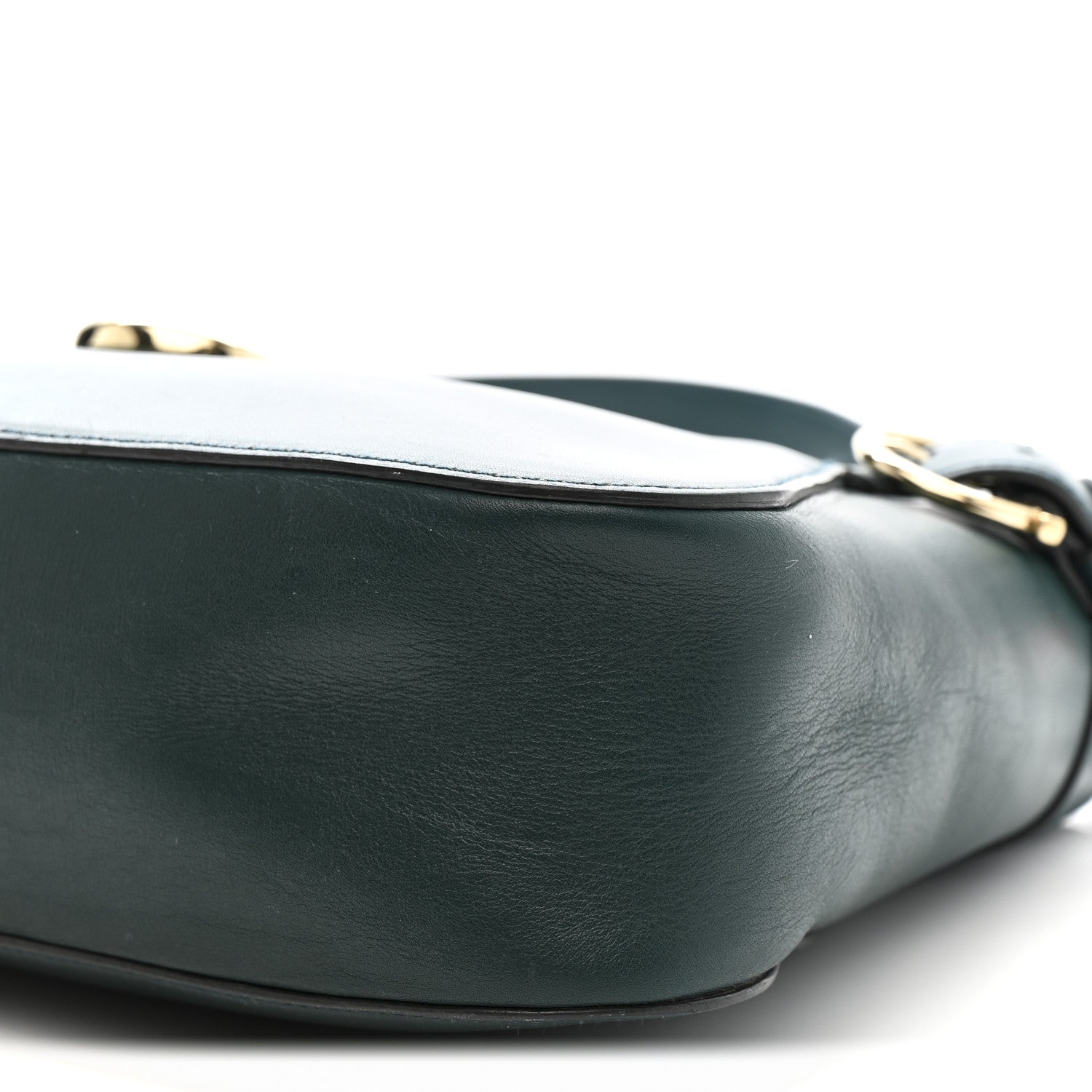 Salvatore Ferragamo Calfskin Small Fanisa Gancini Hobo Green 9 of 15