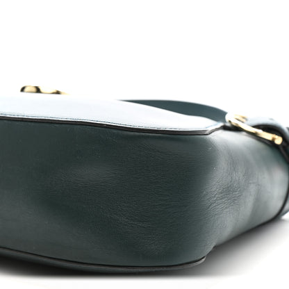 Salvatore Ferragamo Calfskin Small Fanisa Gancini Hobo Green 9 of 15