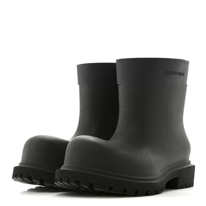 Balenciaga Rubber Steroid Bootie 38 Black 4 of 9