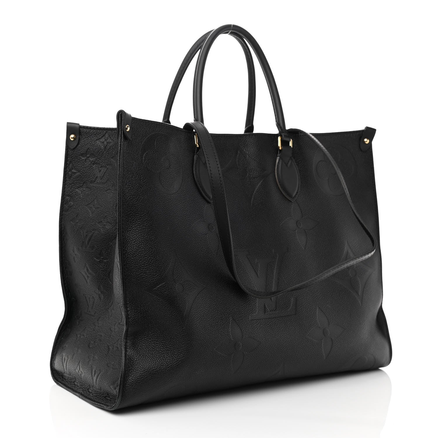 Louis Vuitton Empreinte Monogram Giant Onthego MM Black 3 of 11