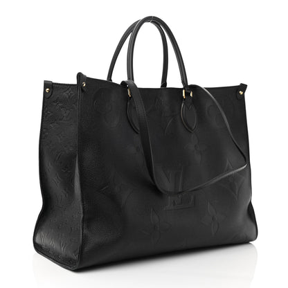 Louis Vuitton Empreinte Monogram Giant Onthego MM Black 3 of 11