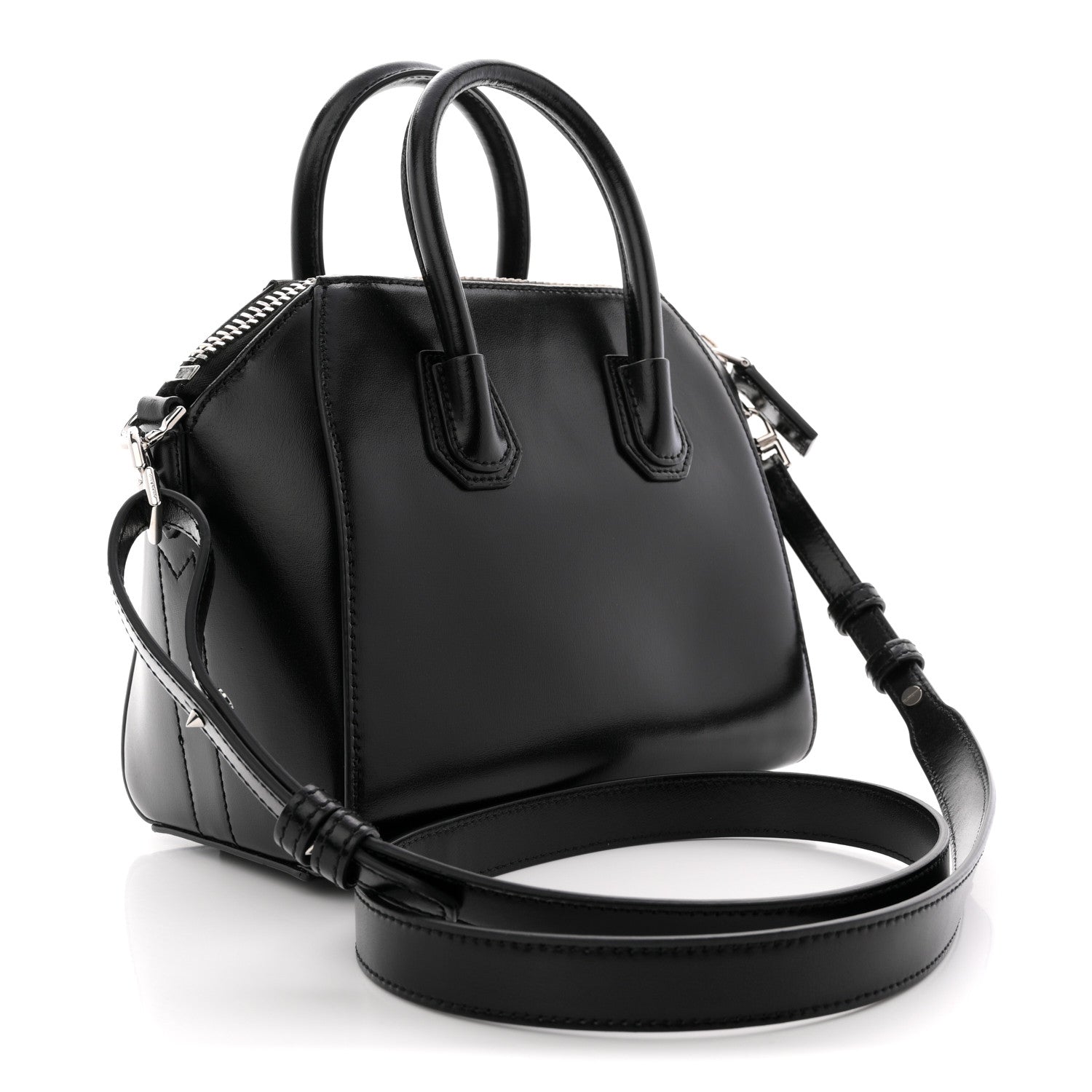 Givenchy Shiny Lord Calfskin Mini Antigona Black 3 of 12