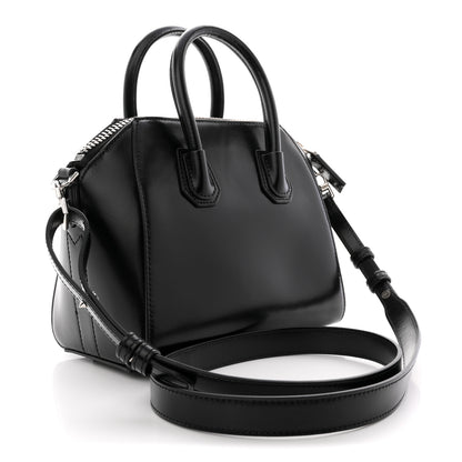 Givenchy Shiny Lord Calfskin Mini Antigona Black 3 of 12