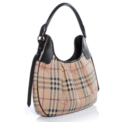 Burberry Haymarket Check Small Brooklyn Hobo 3 of 8