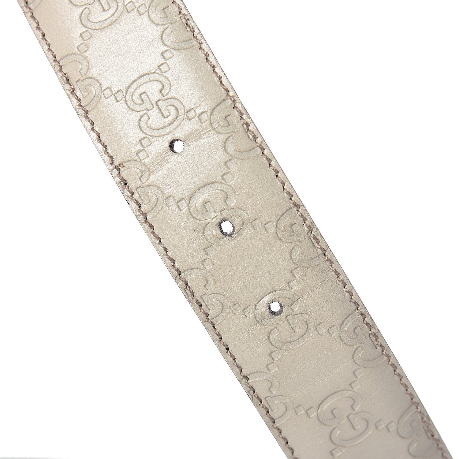 Gucci Guccissima Interlocking G 40mm Belt 85 34 Off White 4 of 5