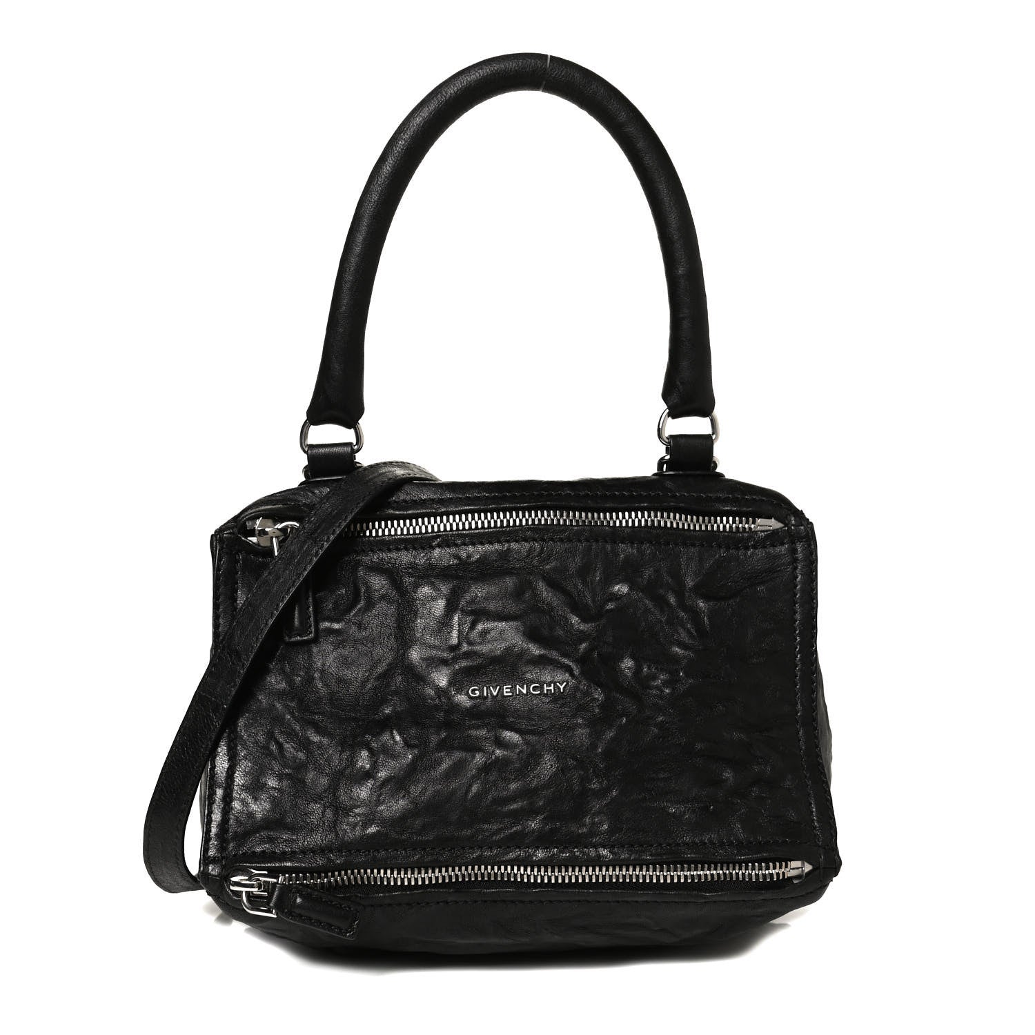 Givenchy Tumbled Sheepskin Small Pandora Black 1 of 11