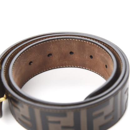 Fendi Vitello F is Fendi Bi-Color FF 1974 Embossed Belt 85 34 Maya Black 3 of 8