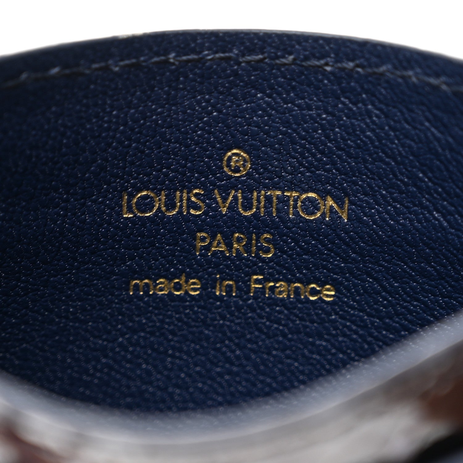 Louis Vuitton Snakeskin Card Holder Black Blue 6 of 7