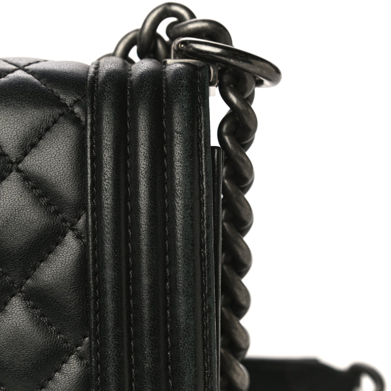Chanel Lambskin Quilted Small Boy Flap Black 21 of 25