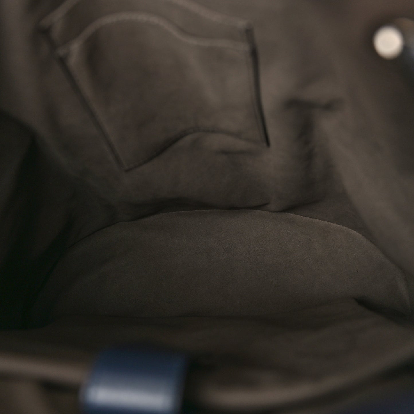 Guccissima Signature Double Buckle Backpack Navy