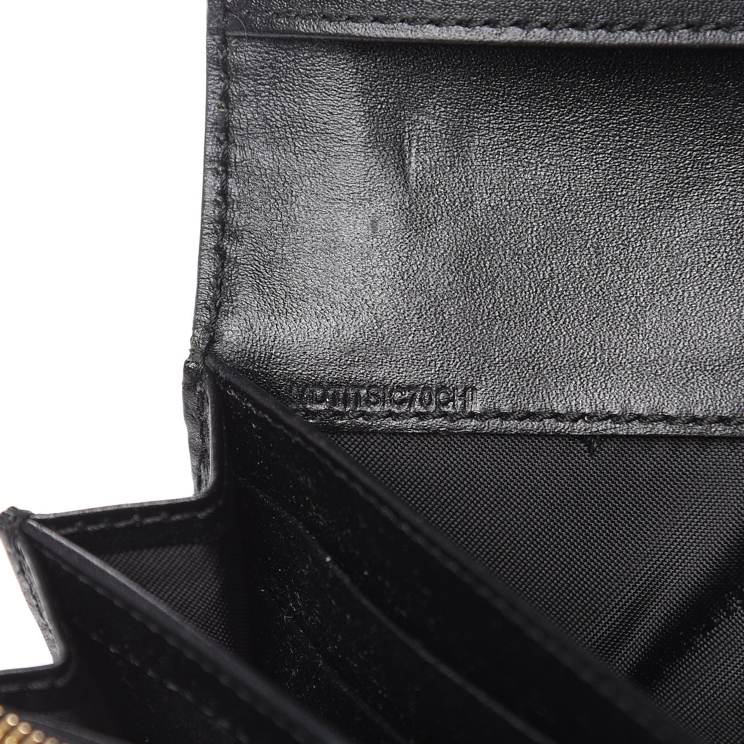 Burberry Signature Grain Calfskin Check Embossed Porter Continental Wallet Black 8 of 12