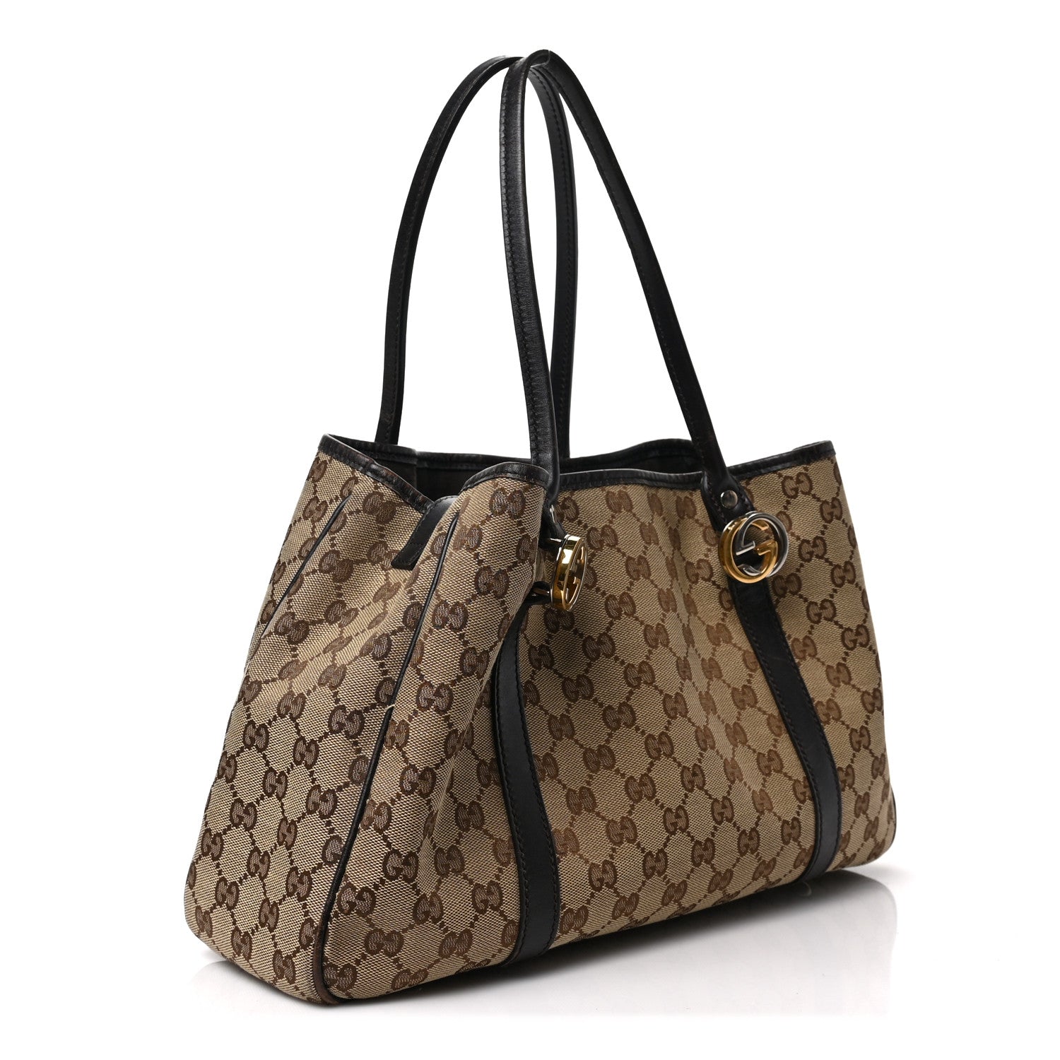 Gucci Monogram Medium Twins Tote Black 2 of 10