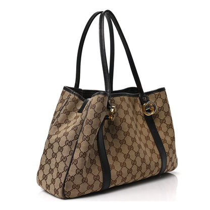 Gucci Monogram Medium Twins Tote Black 2 of 10