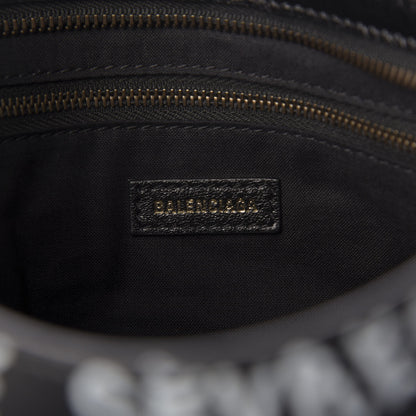 Balenciaga Agneau Graffiti All Over Classic Hardware S City Black Multicolor 8 of 9