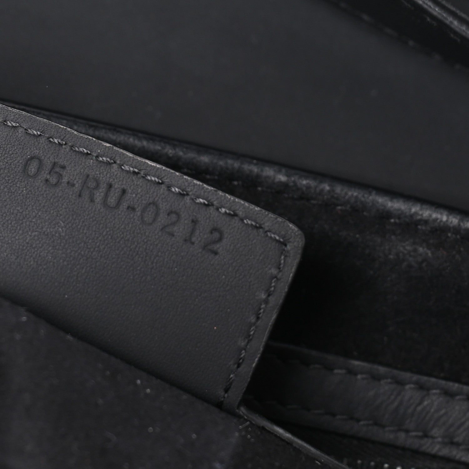 Christian Dior Ultra Matte Calfskin Saddle Bag Black 6 of 9