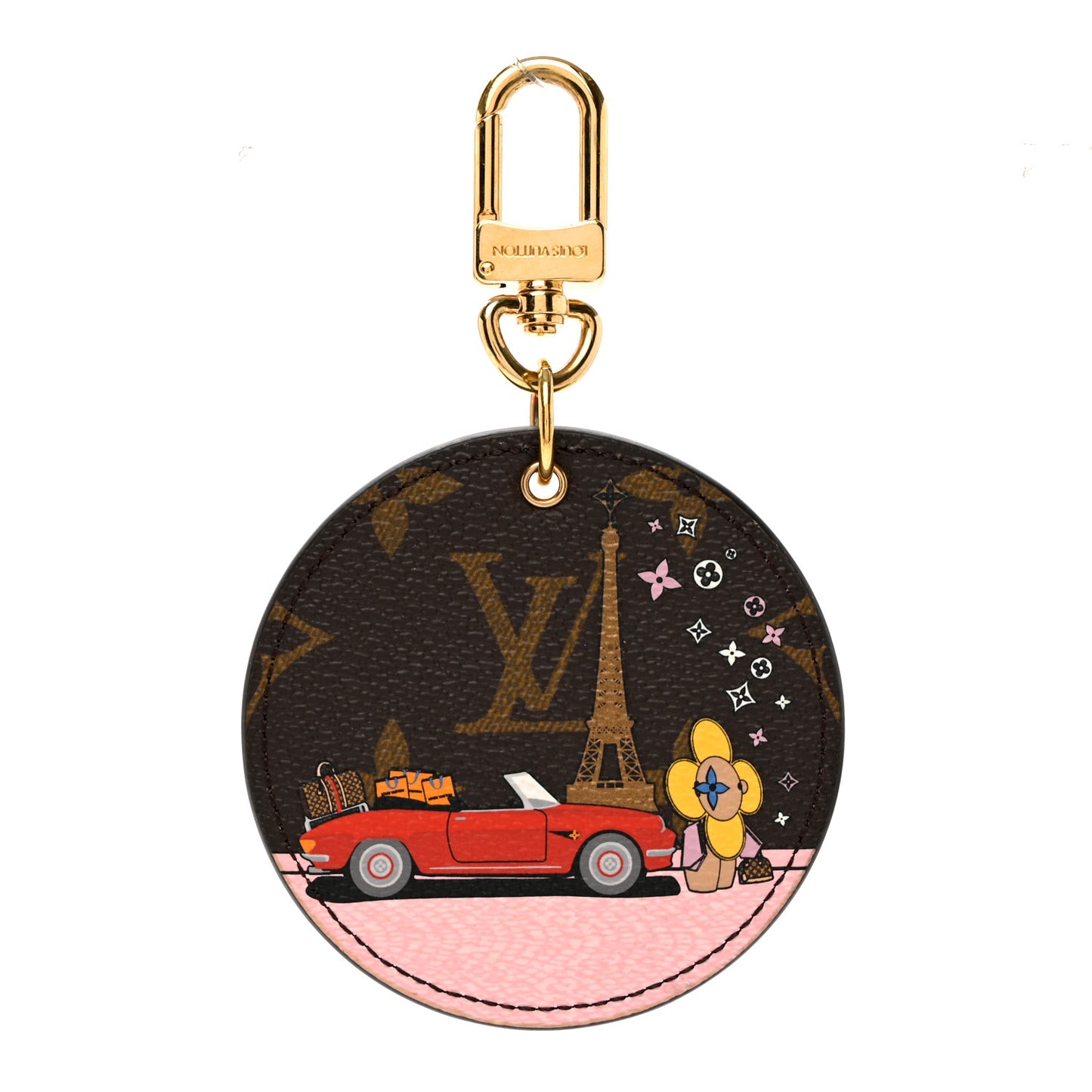 Monogram 2019 Christmas Animation Paris Bag Charm Key Ring