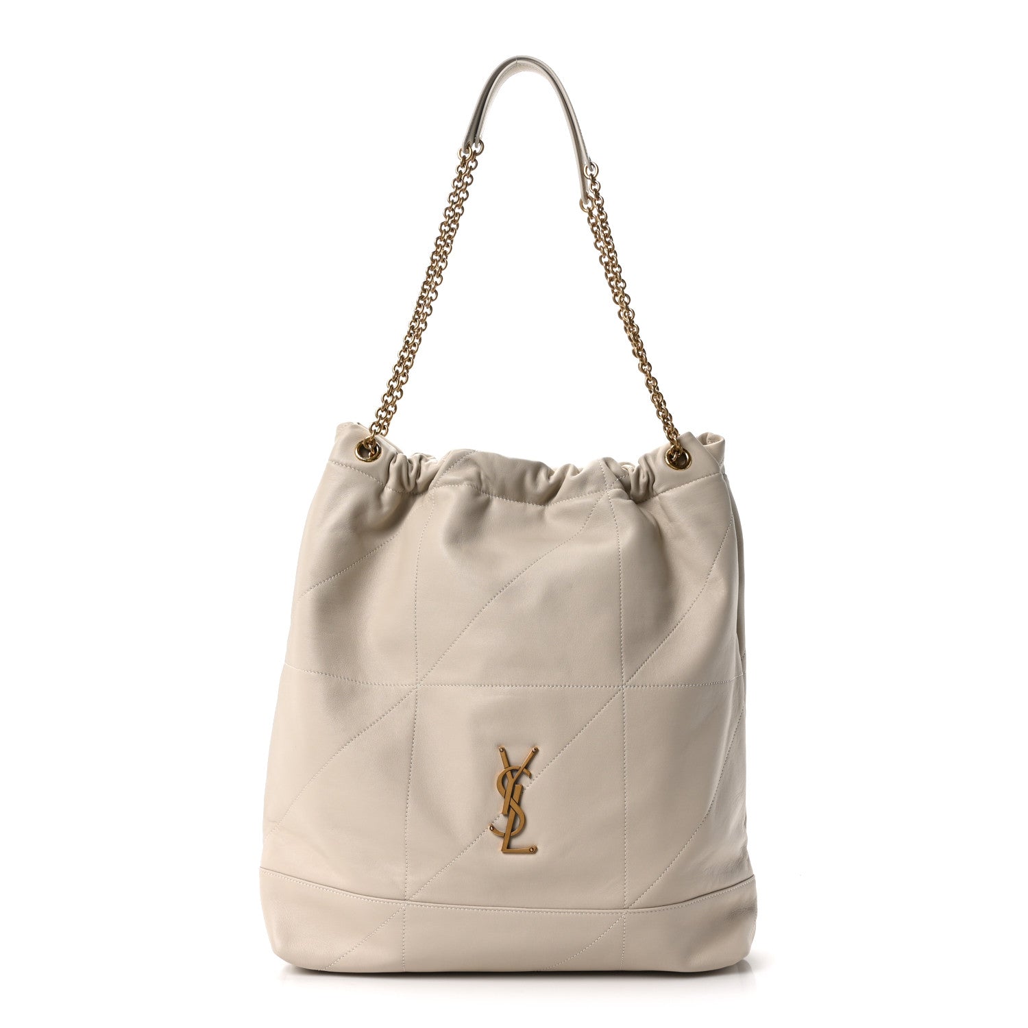 Saint Laurent Lambskin Matelasse Large Jamie Pochon Crema Soft 1 of 11