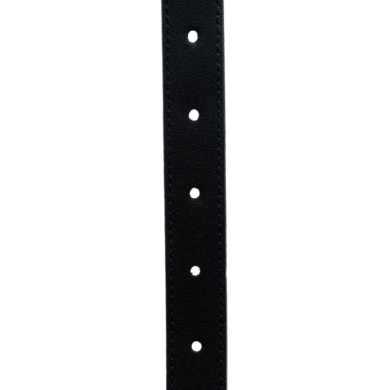 Gucci Calfskin Pearl Double G 20mm Belt 65 26 Black Cream 4 of 5