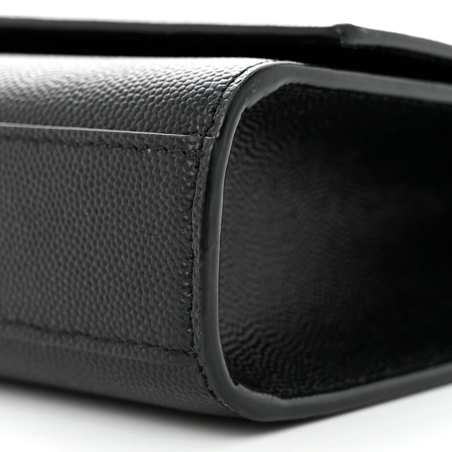 Grain De Poudre Medium Classic Monogram Kate Satchel Black