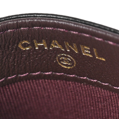 Chanel Lambskin Quilted Card Holder Black 6 of 11