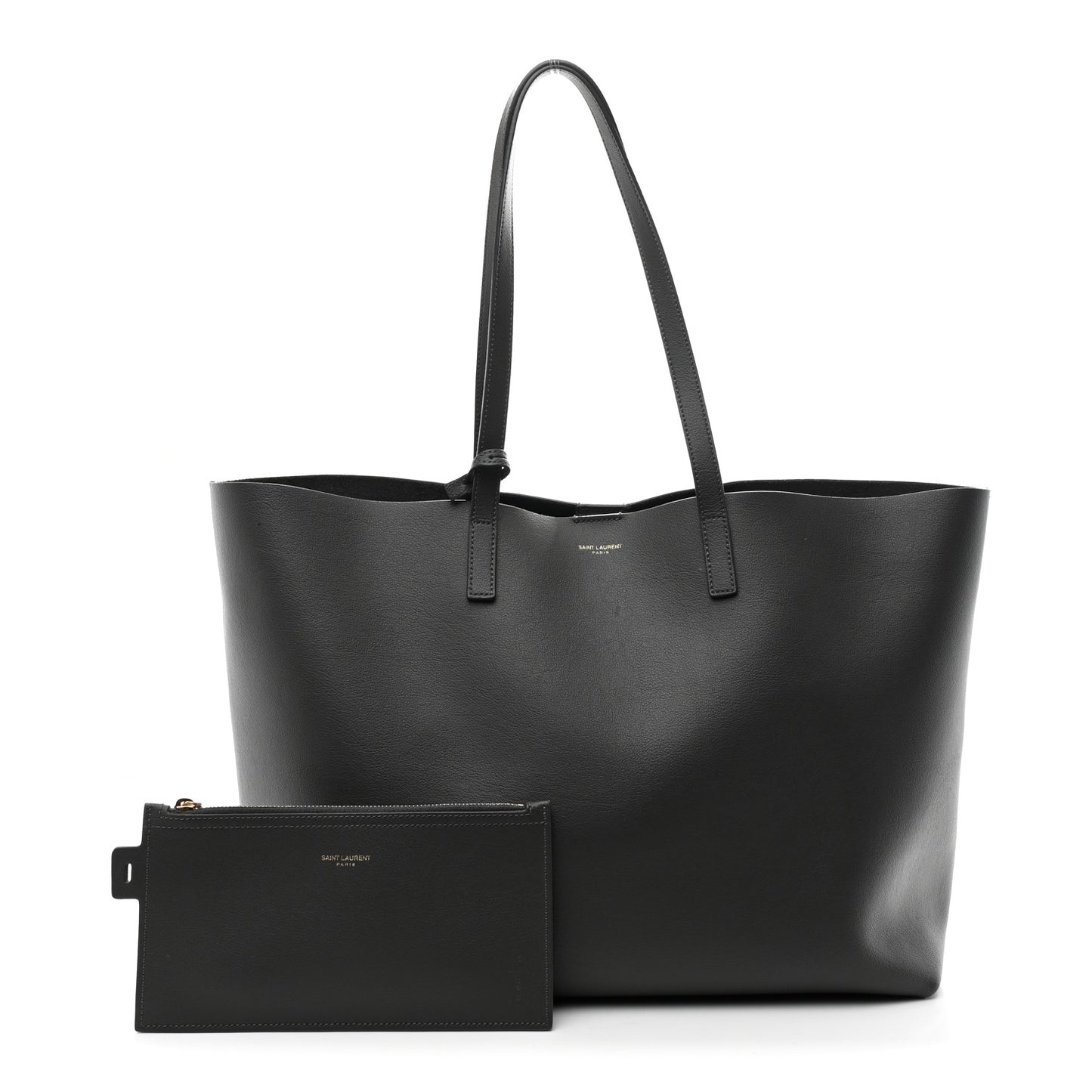 Calfskin Large Shopping Tote Storm