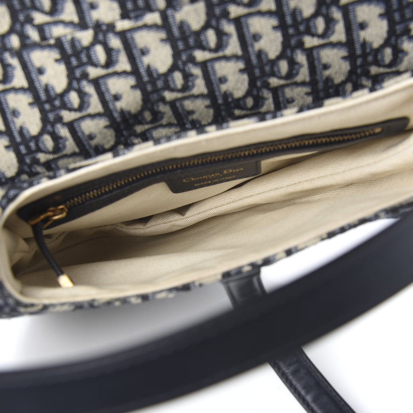 Oblique Saddle Bag Blue