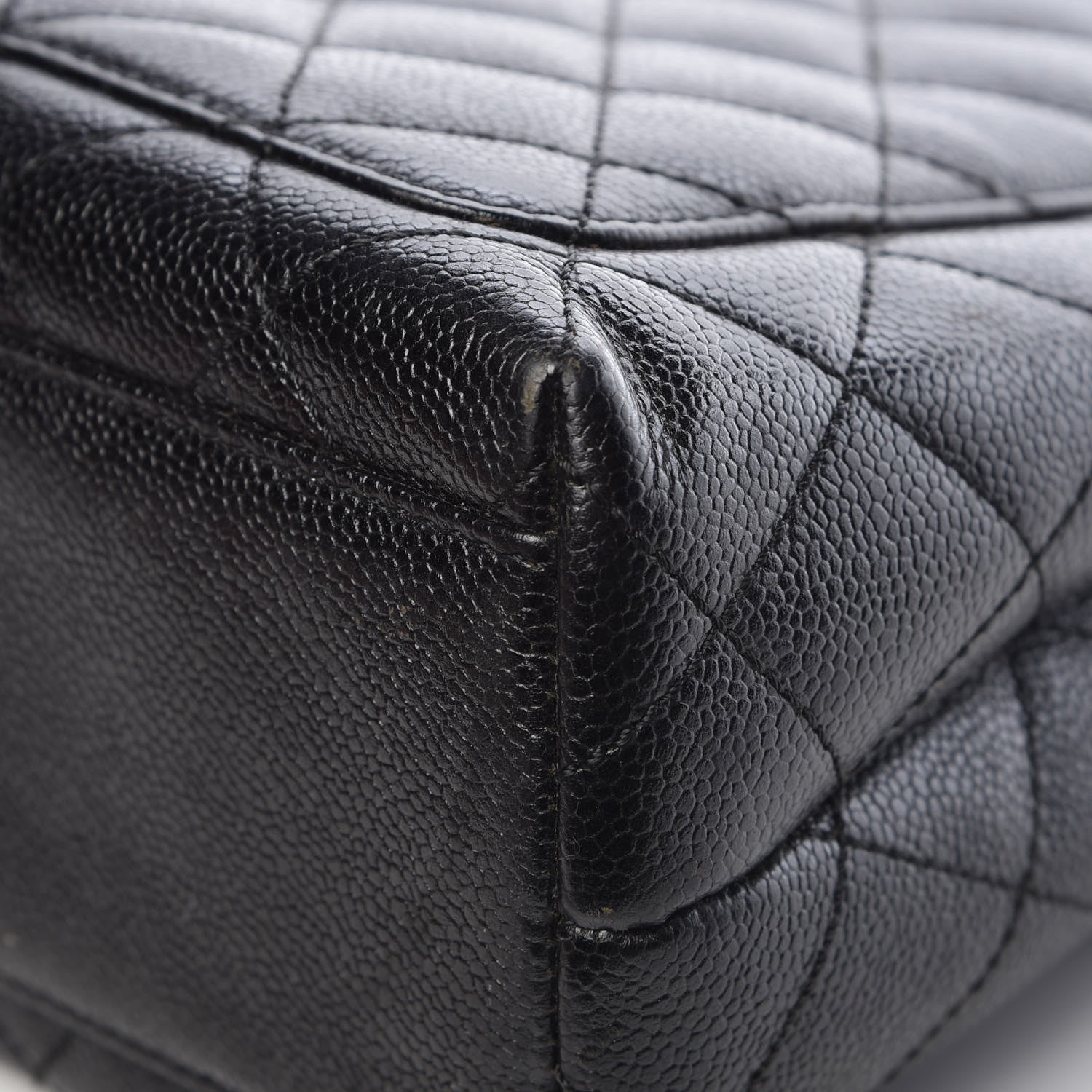 Chanel Caviar Quilted Jumbo Kelly Flap Black 15 of 17