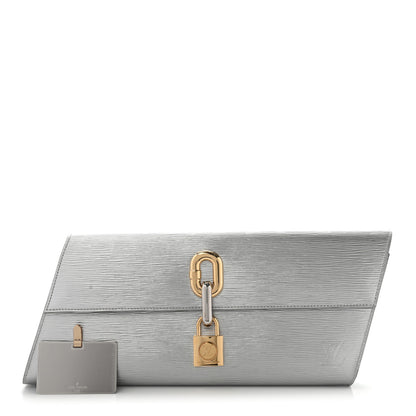 Louis Vuitton Epi Blade Clutch Silver 1 of 10