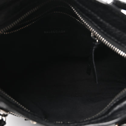 Balenciaga Agneau Classic Silver Hardware Mini City Black 5 of 10
