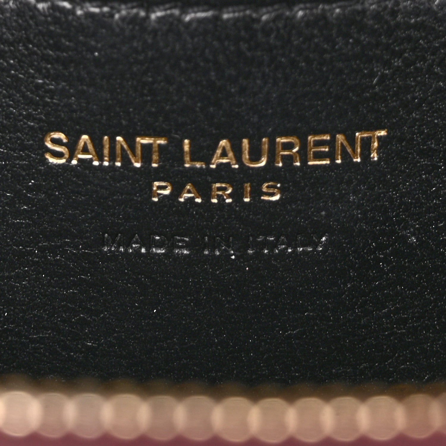 Saint Laurent Lambskin Quilted Mini Gaby Vanity Case Rouge Cabernet 6 of 12